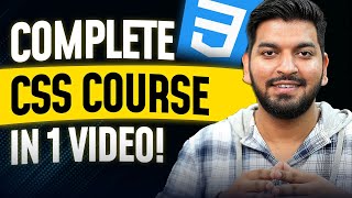 CSS Tutorial For Beginners In Hindi 2024 🔥