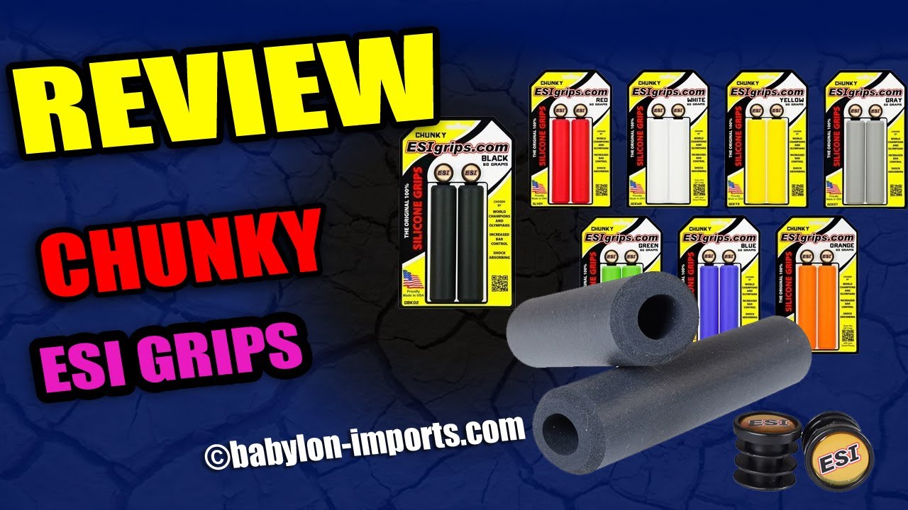 REVIEW ESI GRIPS CHUNKY MTB GRIPS | PRESENTACIÓN - YouTube