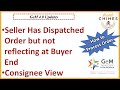 Buyer not able to Process Order | Seller Dispatched  but Process Order Option Not Coming | Consignee