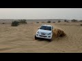 Isuzu D'max V-Cross drive on sand dunes