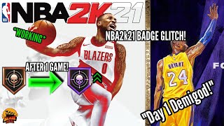 *WORKING* FIRST NBA 2K21 Badge Glitch | [PS4 and XBOX ]