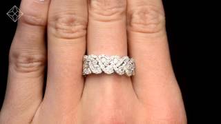 N4546Y - Diamond Weave Ring 1.20CT H/Si in 18K Gold