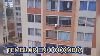3 #Temblores en #Colombia del susto Mujer se lanzó del sexto piso