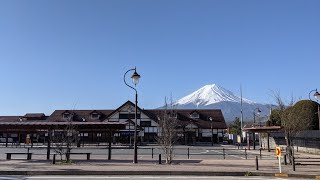 富士急行河口湖線　河口湖駅　標高：857 m　関東の駅百選