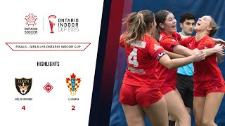 U16 GIRLS FINALS HIGHLIGHTS - 2025 Ontario Indoor Cup