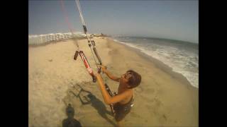 10 years old launching and landing kite \