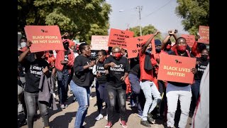 EFF Protest in Pretoria, 7 June 2020, including Singing Kiss the Boer