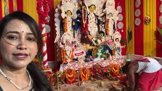 Saptami Puja 2023 | Durga Puja | Mekhela Sador wearing tip | Barsha Rani Bishaya | Bhaskar Boruah