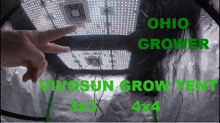 New Vivosun 4x4 \u0026 3x3 Grow Tents - Plant Move