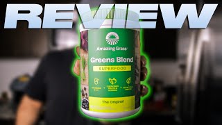 AMAZING GRASS GREENS BLEND SUPERFOOD REVIEW | @onkmod