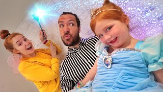 ADLEY PRiNCESS MAKEOVER!!  invited to a Royal Ball by my pet dog! magic parents disney surprise spa!