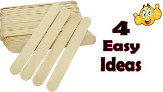 DIY - 4 Easy Ideas from Wooden Sticks - Wooden Stick Crafts - Home Decor Ideas #49