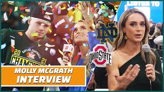 The Art of Sideline Reporting with ESPN's Molly McGrath | Ohio State, Notre Dame