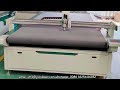 cs1625 1600*2500mm foam cnc pneumatic knife cutting machine with conveyor belt