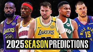 NBA PREDICTIONS For Rest Of The 2024/25 Season/Playoffs