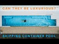 Shipping Container Pool with 8m Window