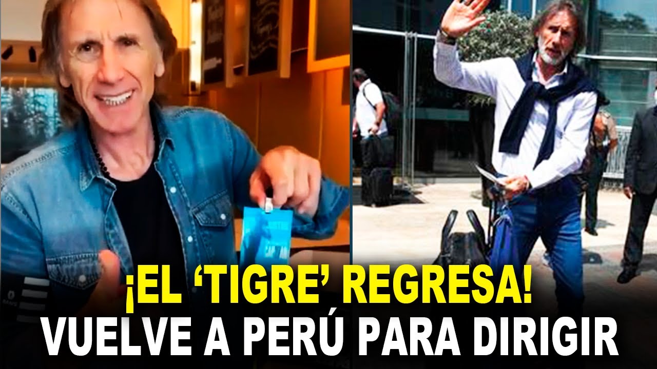 ¡OFICIAL!🚨 Ricardo Gareca Regresa Al Perú Para Dirigir E Hinchas ...