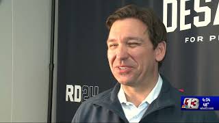 Ron DeSantis on Iowa TV - WHO’s Zach Fisher for an Interview.