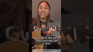 Moving Chord Shapes - Part 2 | Guitar Lesson by Steve Stine | #shorts