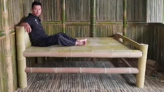 Build a water bamboo house in 60 days - 10/Make yourself a bed【Water Dweller】