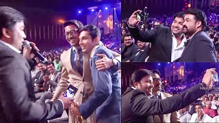 Mirchi Shiva Selfie Session With Dhanush,Anirudh and MohanLal | SIIMA