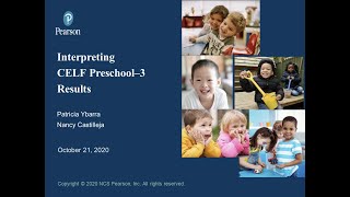 Interpreting CELF Preschool-3 Results