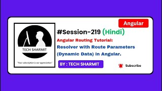 Resolver with Route Parameter Example in Angular | Angular tutorial in Hindi (Session-219)