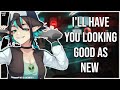 3DIO ASMR | Tomboy Mechanic Repairs You | Repair and Clean | Deep Voice