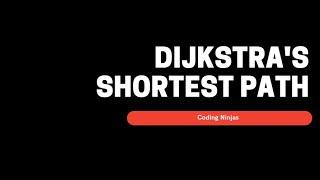Coding Ninjas - Dijkstra's shortest path (Java Solution + Priority Queue)