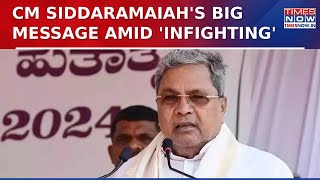 CM Chair Is Not Vacant' Karnataka CM Sidda's Strong Message Before Key Party Meet Amid Infighting