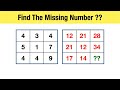 Can You Find The MIssing Number ?? || infosys puzzle solving questions || Math Puzzles