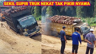 SEKIL SUPIR TRUK NEKAT TAK MIKIR NYAWA