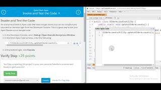 Quick Start: Apex - Invoke and Test the Code | Salesforce Trailhead