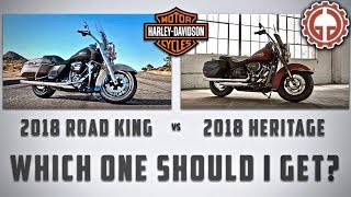 2018 Harley-Davidson Road King vs Heritage - Which one should I get?