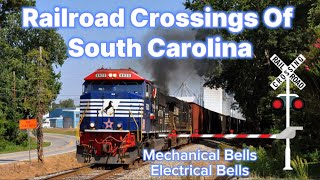 Railroad Crossings Of South Carolina With Electrical + Mechanical Bells