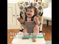 use a portable baby seat instead of a high chair