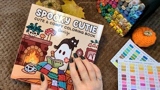 ASMR Colour With Me 🎃🍂 Cosy Fall Colouring & Drawing Sounds