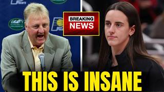 Larry Bird Surprises Caitlin Clark During Live TV Moment — Fans Can’t Stop Talking