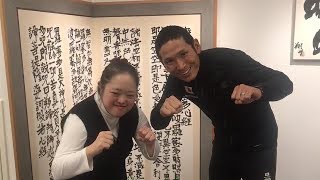 金澤翔子さんと早瀨憲太郎監督「咲む！頑張ります！！」