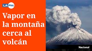 Nevado del Ruiz: Montaña cerca al volcán expulsa vapor