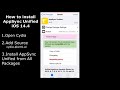 how to install appsync unified on ios 14.8 appsync latest compatible version for ios 12.5.4 ~ 14.8