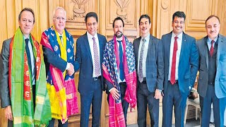 Minister KTR Promotes State’s Investment Opportunities In Paris | T News