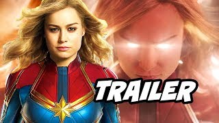 Captain Marvel Trailer - New Footage and Secret Villain Theory