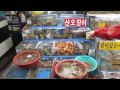 韓國水產市場수산시장 即挑即食