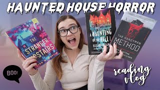 Reading Haunted House Horror and Thriller Books 🏠👻 [reading vlog]