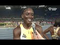 Julien Alfred Wins 200m at Rome Diamond League [Interview]