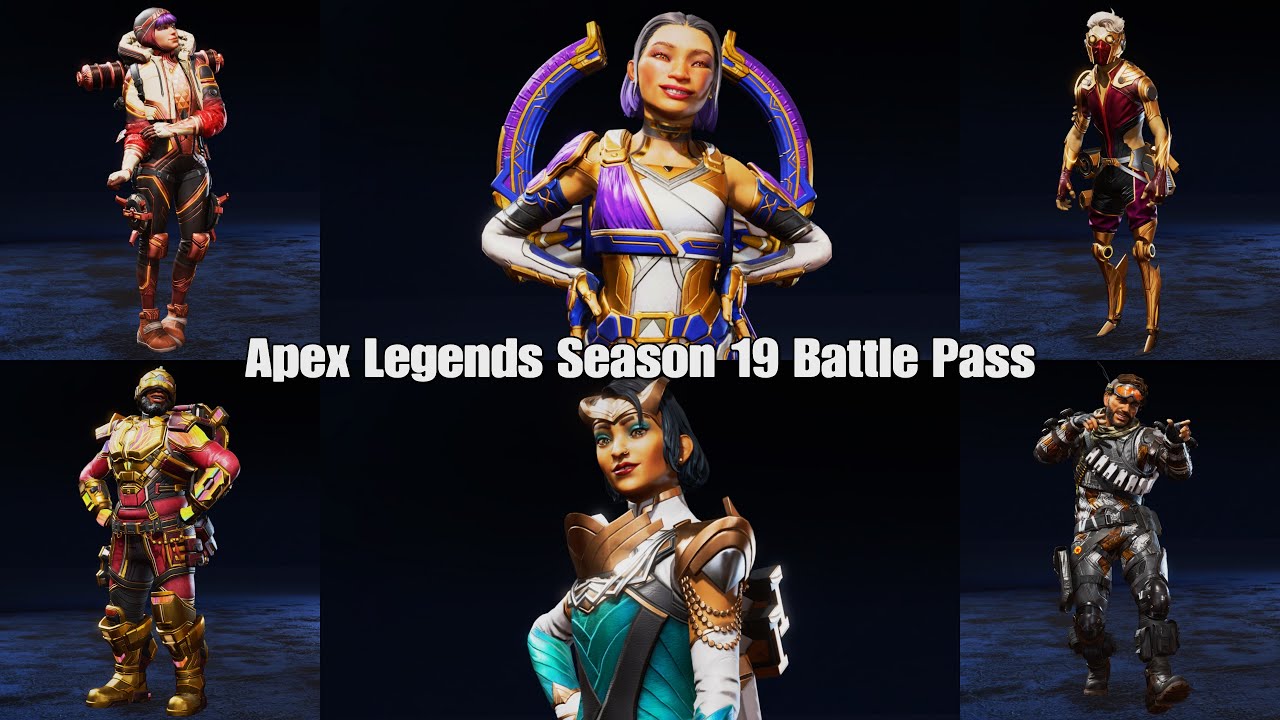 Checking Out The Season 19 Battle Pass In Apex Legends - YouTube