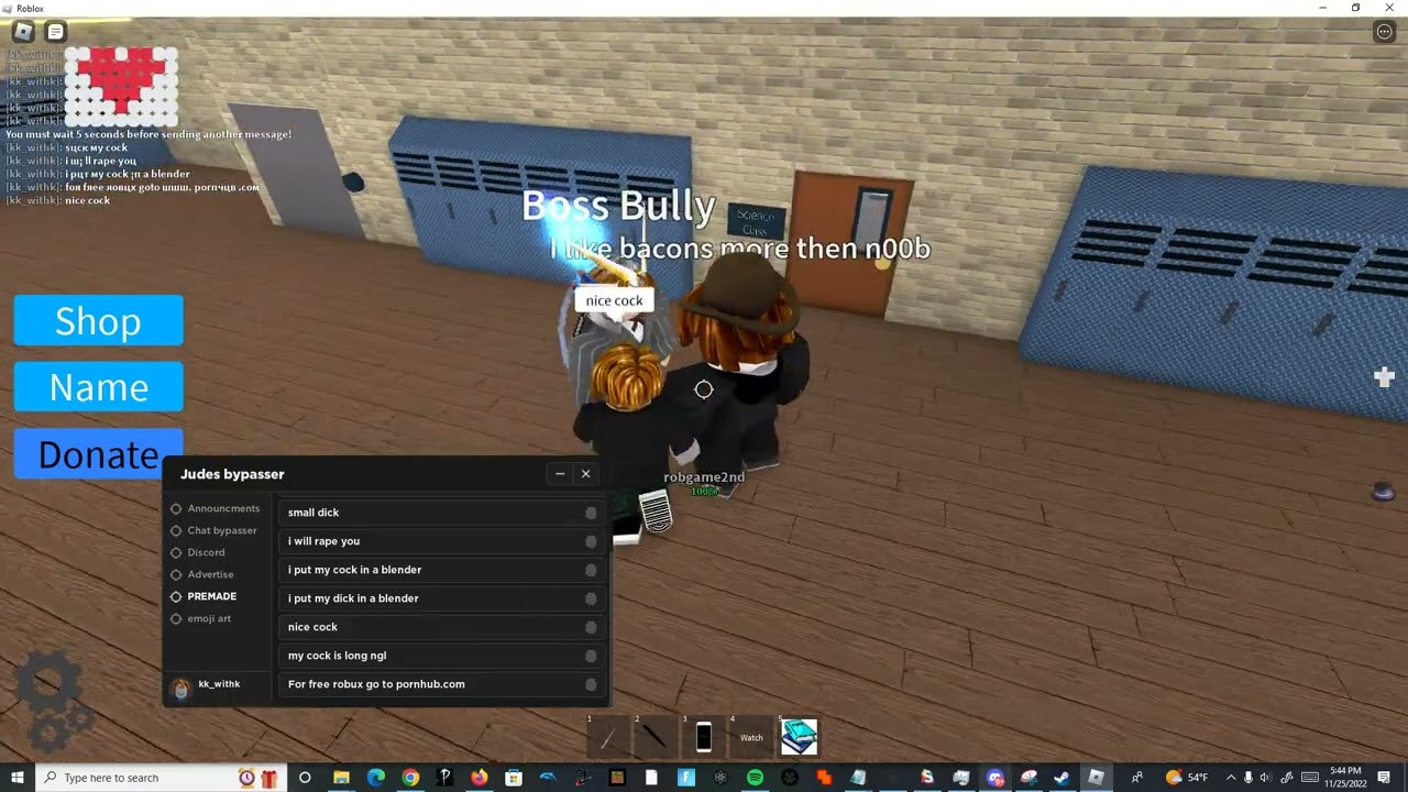 ROBLOX CHAT BYPASS SCRIPT (works In 2022) - YouTube