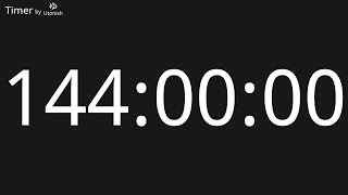 144 Hour Countdown Timer