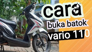 Ini Cara Buka Batok kepala Handle Front Vario Led 110 agak Ribet ya